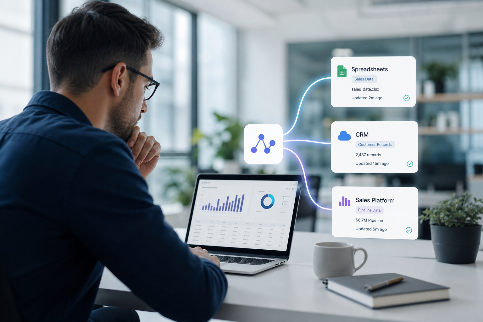 Forecast Analytics dataset mapping with date and metric column selection